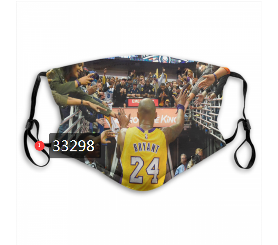2021 NBA Los Angeles Lakers #24 kobe bryant 33298 Dust mask with filter->nba dust mask->Sports Accessory